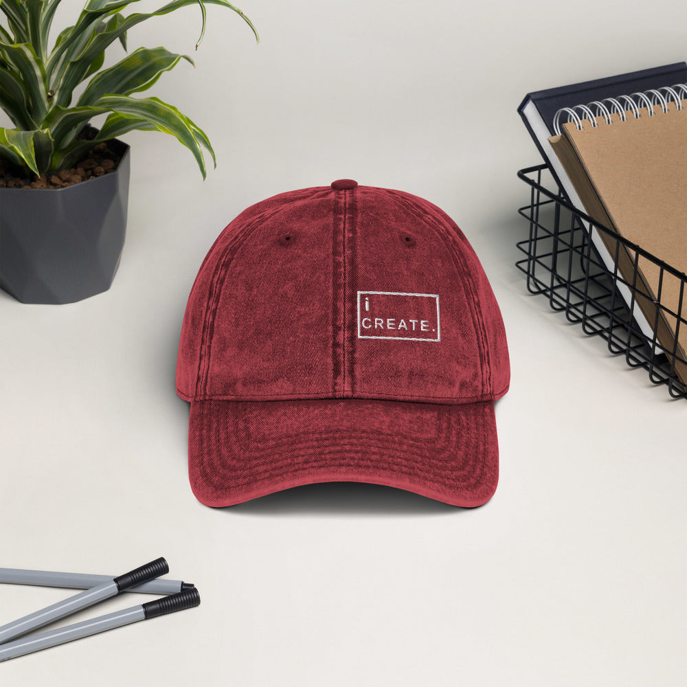 iCreate Vintage Dad Hat
