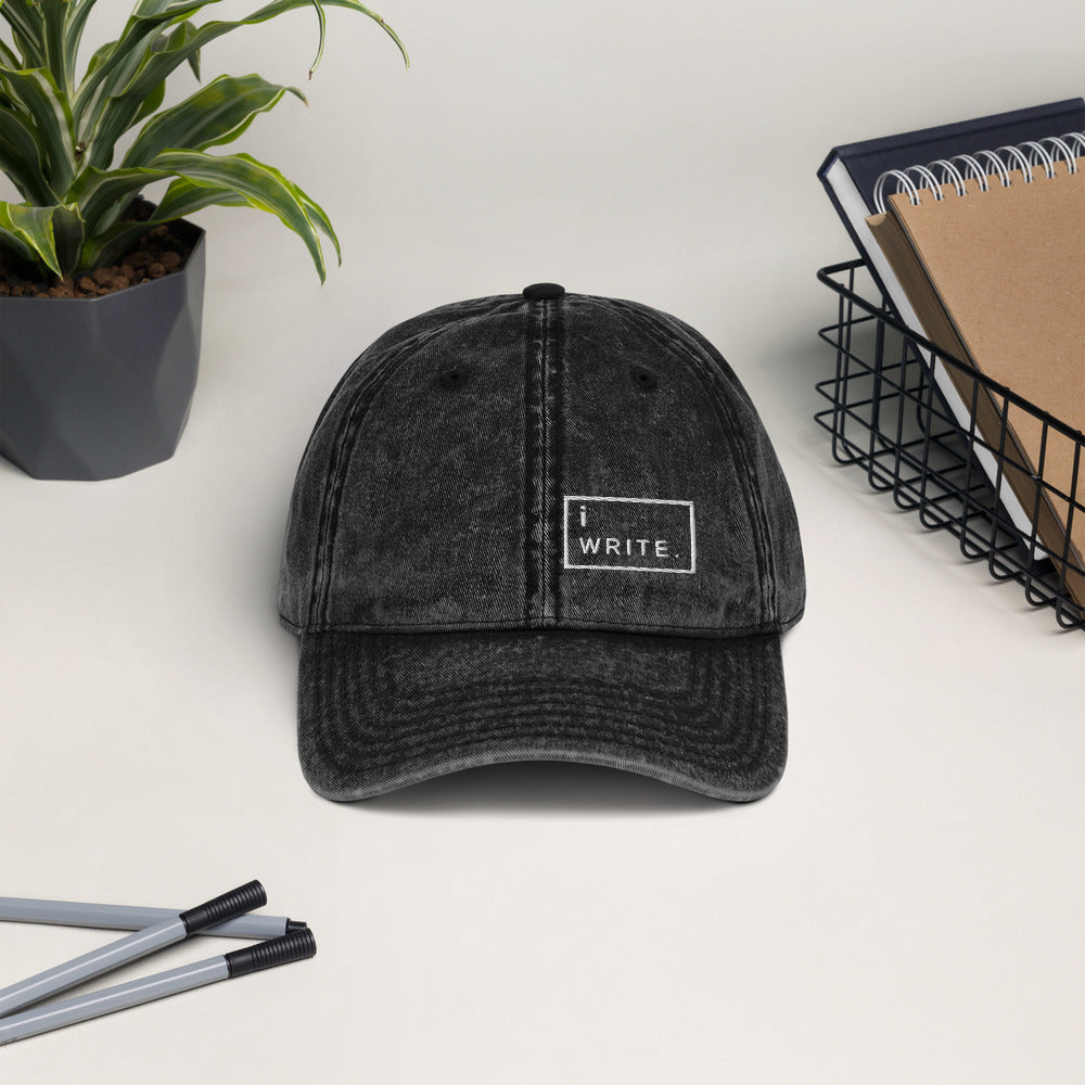 iWrite Vintage Dad Hat
