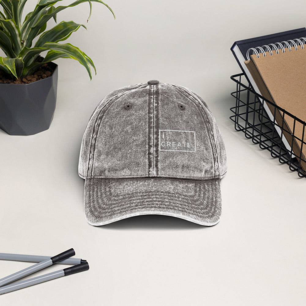 iCreate Vintage Dad Hat