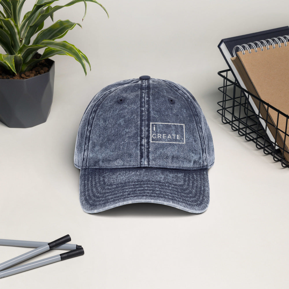 iCreate Vintage Dad Hat